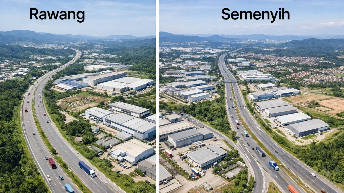 Rawang vs Semenyih: Which Growth Corridor Is Safer for Industrial Investors? (2025 Analysis)