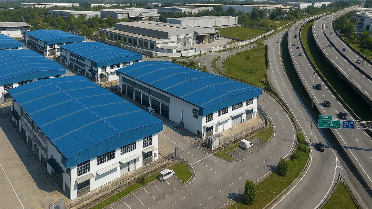 Factory for Sale Near SKVE Jenjarom: Freehold Industrial Units with Direct Highway Access