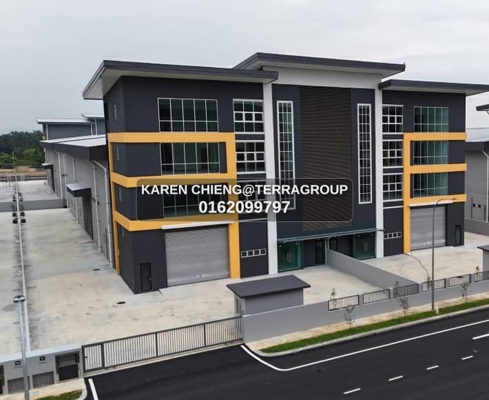 Meru Kapar CORNER Semi D factory 1 acre RENT image 3
