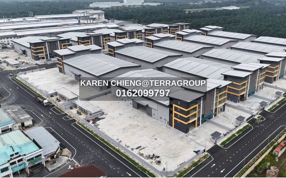 Meru Kapar CORNER Semi D factory 1 acre RENT