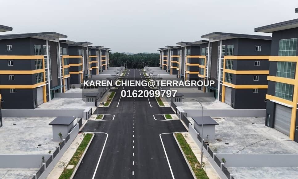 Meru Kapar CORNER Semi D factory 1 acre RENT image 2