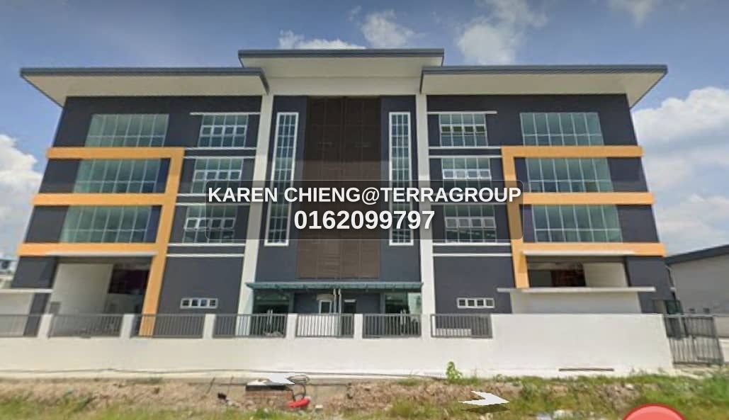 Meru Kapar CORNER Semi D factory 1 acre RENT thumbnail 5