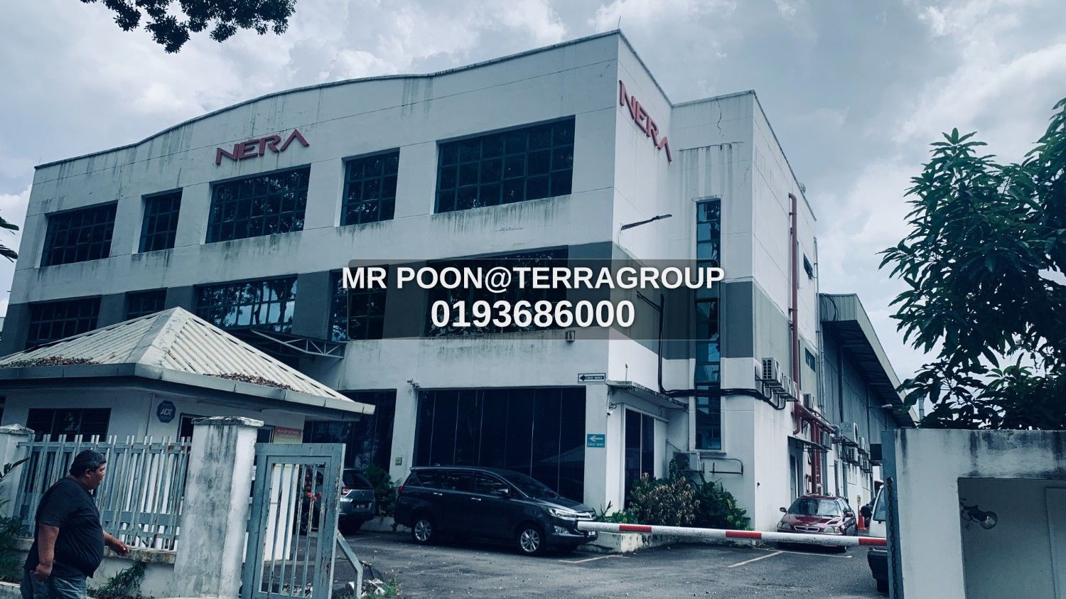 Facing main road Hicom Glenmarie factory