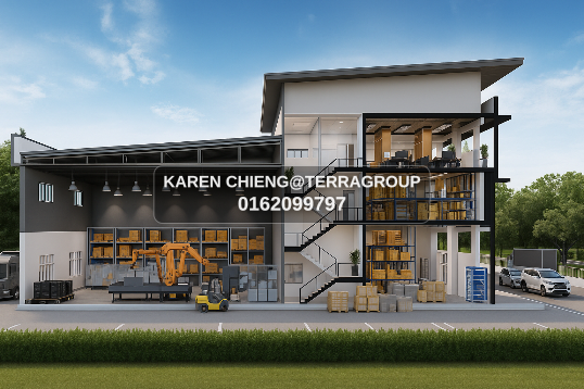 Kapar New Project 3 storey SEMI D Factory SALE image 2