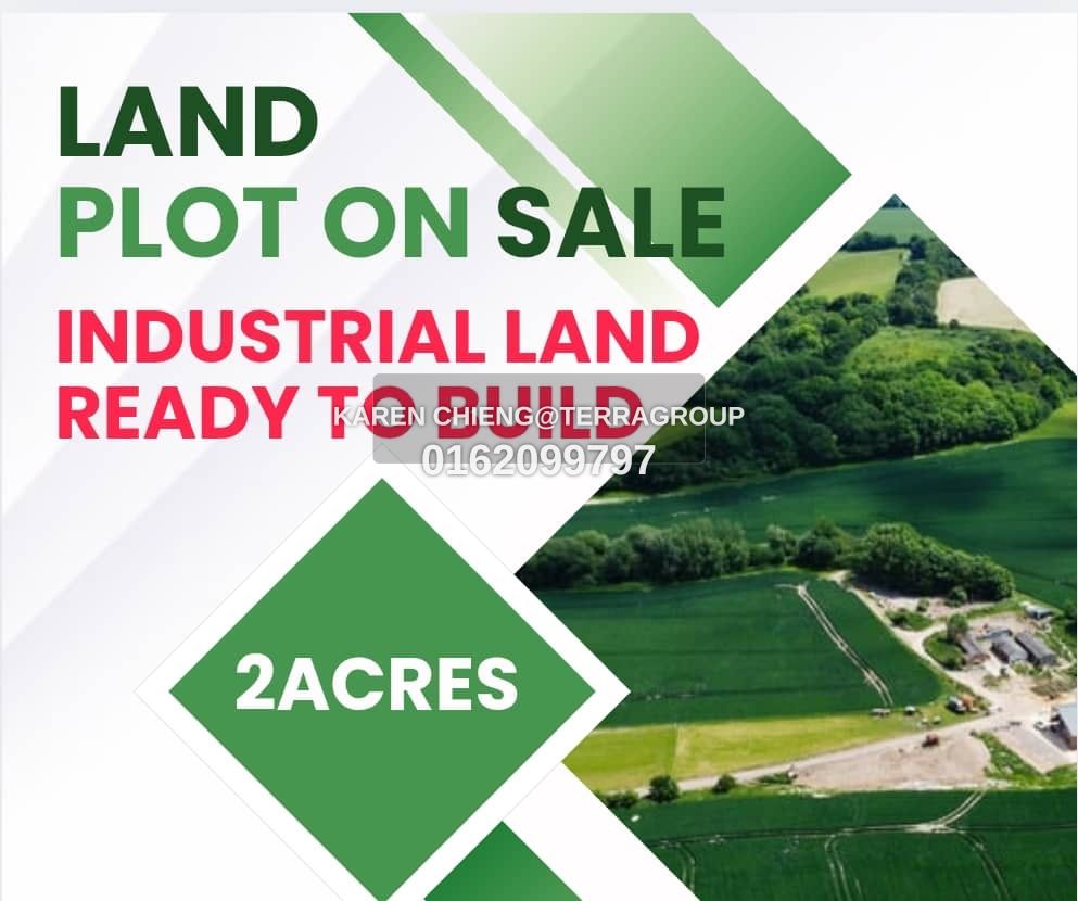Jenjarom industrial land 2acres ready2 build SALE