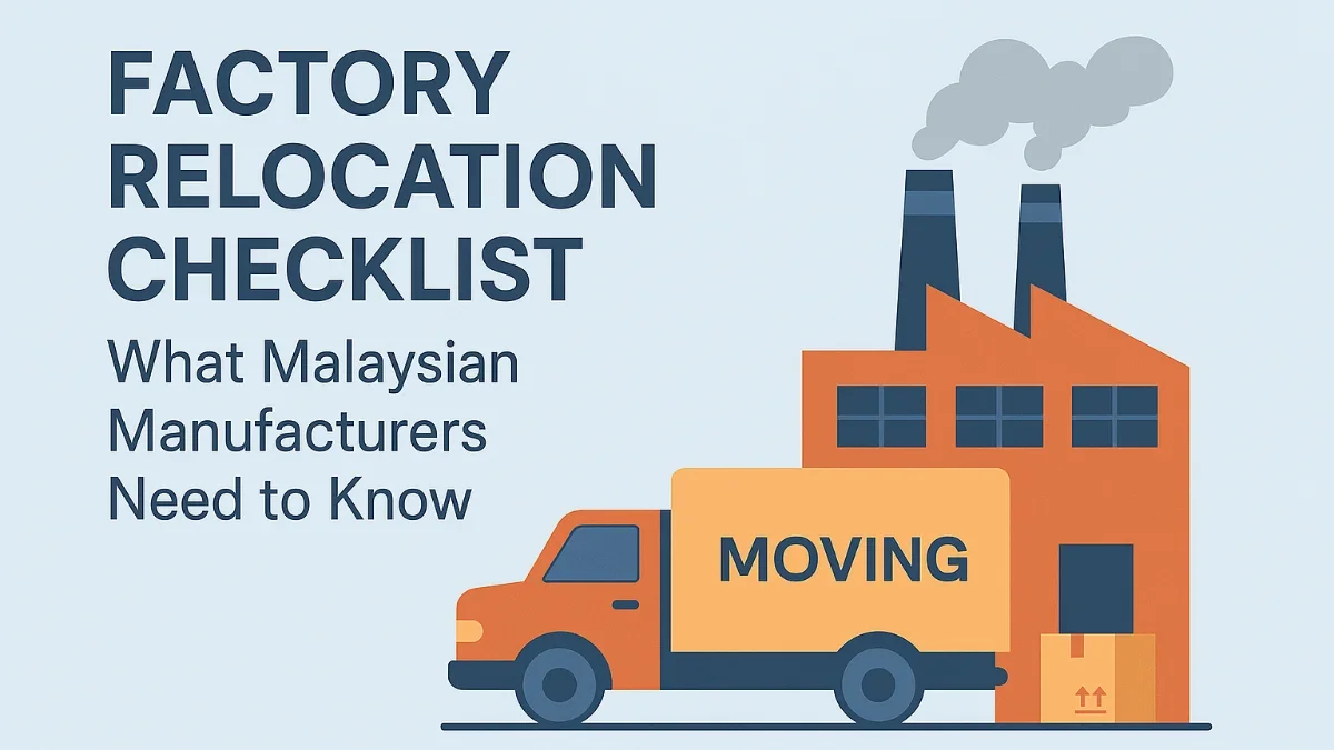Factory Relocation Checklist: What Malaysian Manufacturers Need to Know