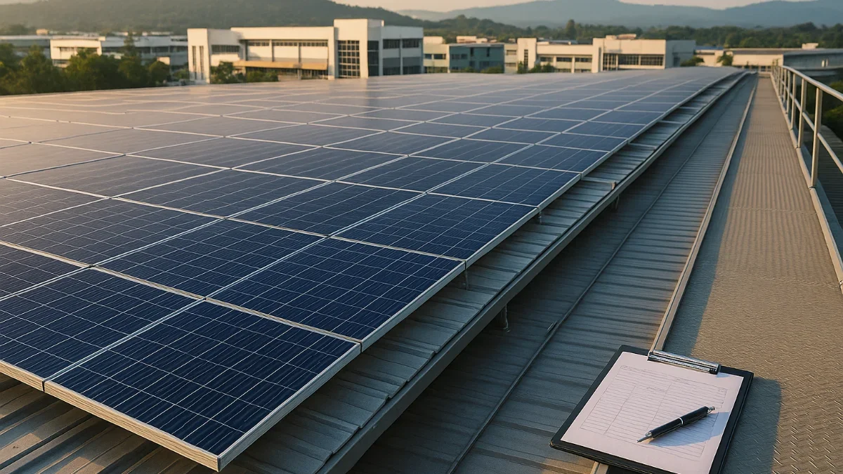 Renewable Energy on Industrial Roofs: Solar Leases & Legal Structure