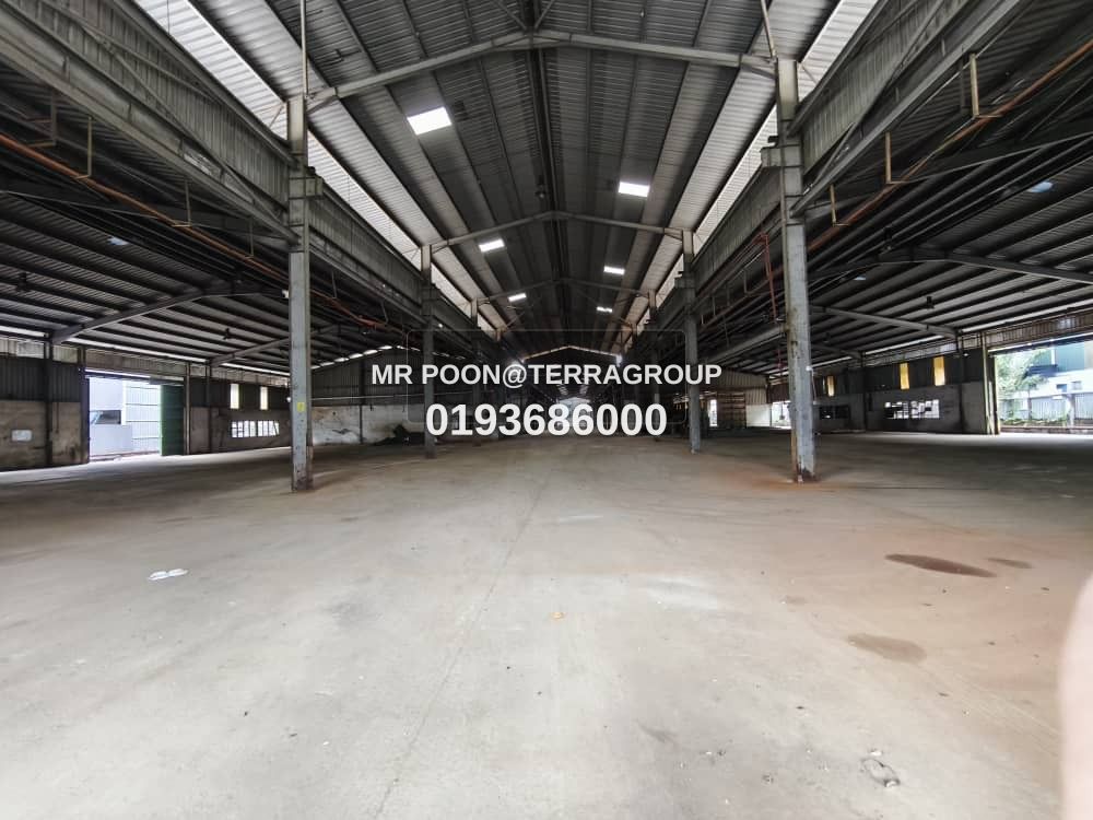 Subang usj 1 detached factory for rent @ 1200 amp