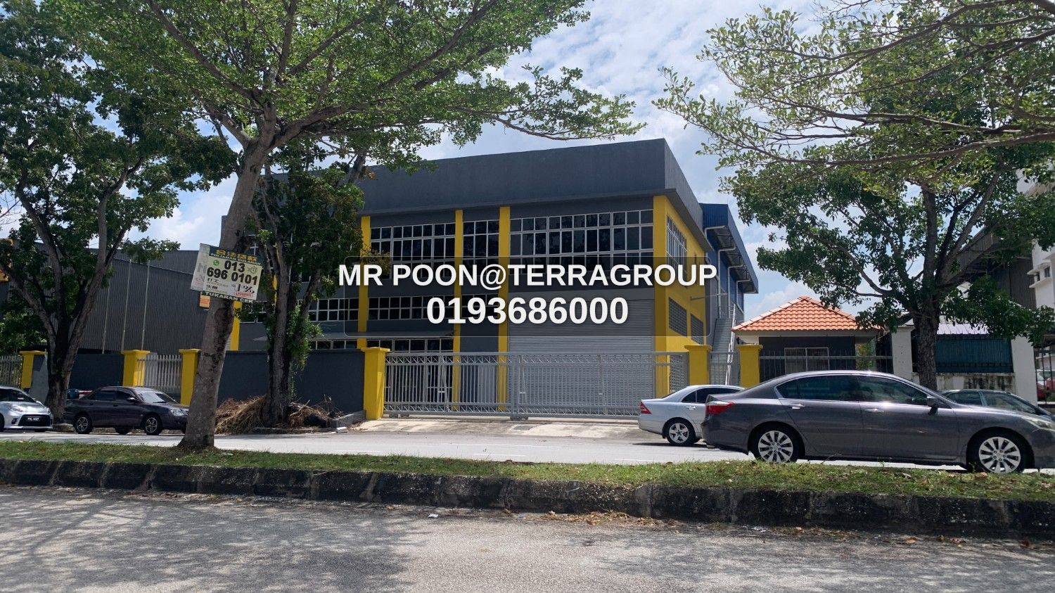 Facing main road Hicom Glenmarie factory