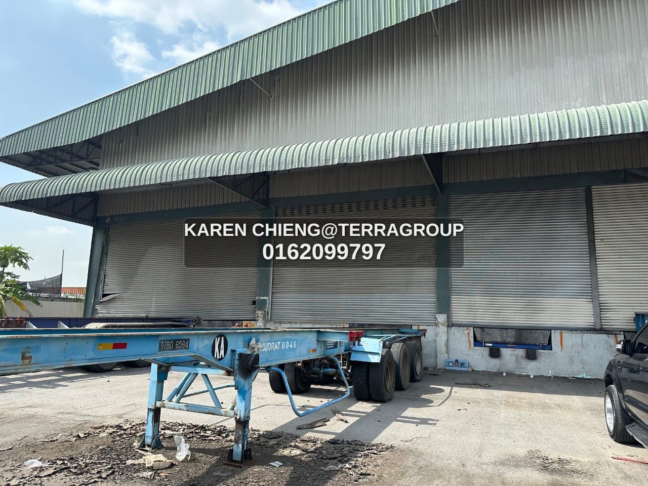 Port Klang detached factory Bu 52ksft 1400amp RENT