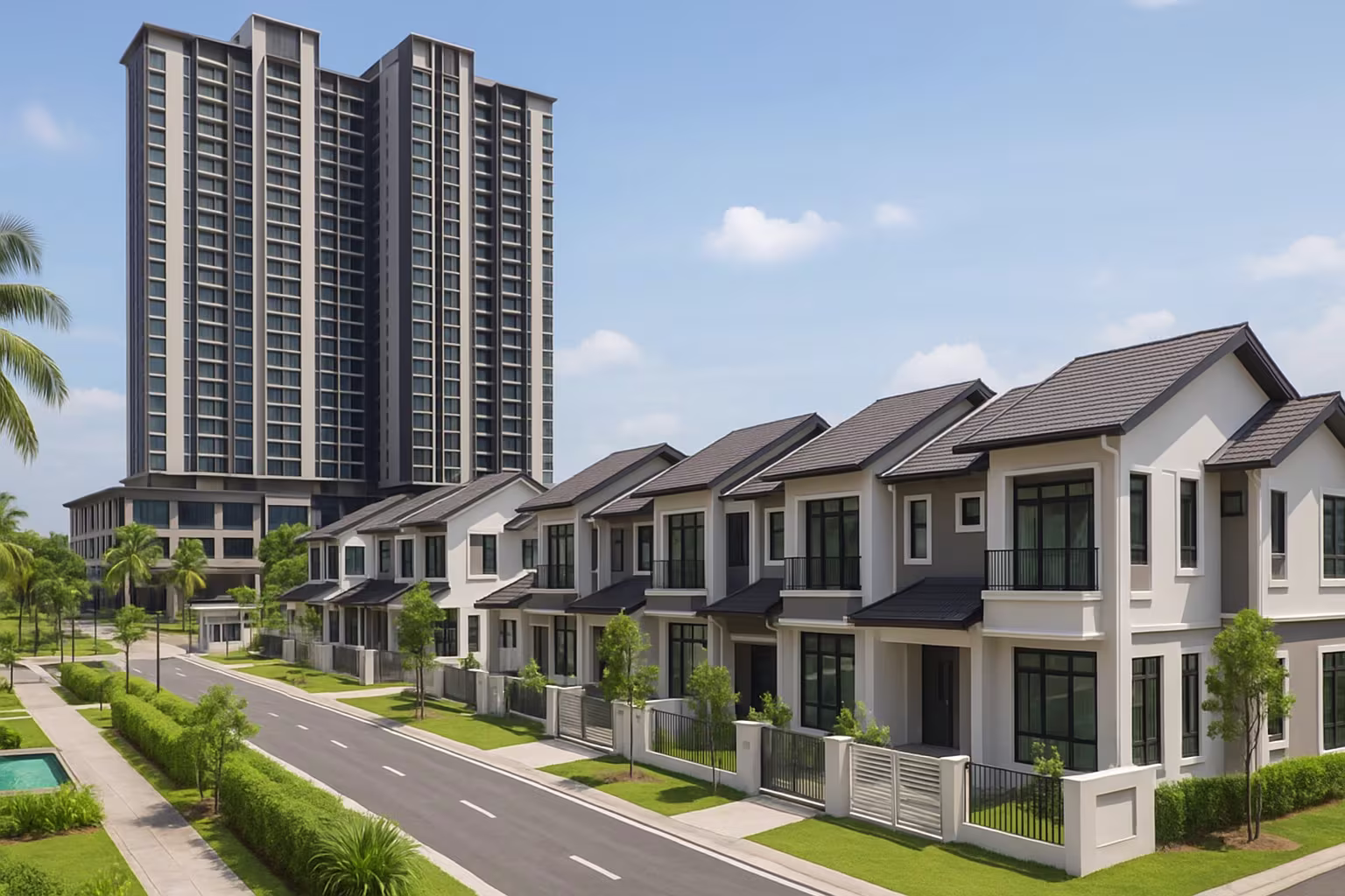 Residential Properties for Sale and Rent in Kuala Lumpur Luxury residential properties in Kuala Lumpur, Malaysia - High-rise condominiums and landed houses with panoramic city views
